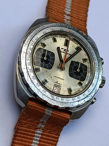 Technos Chronograph Iincabloc  Raro 