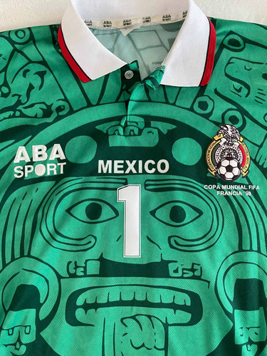 Mexico Aba Sport 1998 Jersey Local Jorge Campos