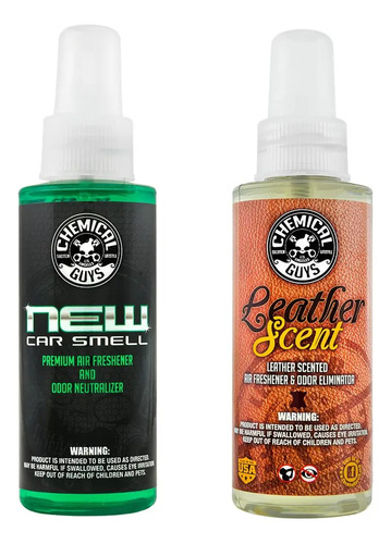 Desodorizador De Aire Chemical Guys New Car & Cuero Aroma 12