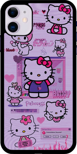 Funda Para Celular Uso Rudo Hello Kitty #3