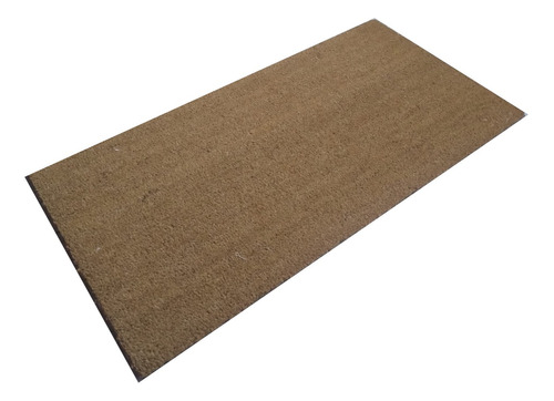 Felpudo Coco Liso 50cm X 100cm Grueso Goma Antideslizante 