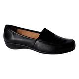 Zapato Confort Piel Claudia Paoli Color Negro Para Mujer 851