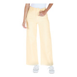 Pantalón Gabardina Acampanado Para Mujer Quarry