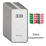 Lote 100 Películas De Vidro 3d Lojista Atacado Revenda