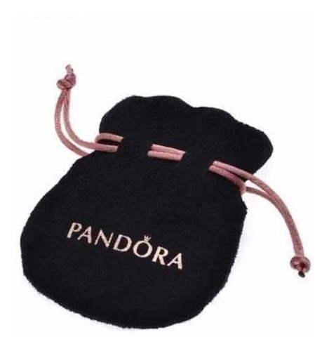 Bolsas  Joyas Pandora, Pack De 20 Un.,tela Terciopelo Negro.