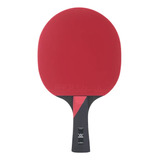 Paleta De Ping Pong Loki E8 Negra Y Roja Fl (cóncavo)