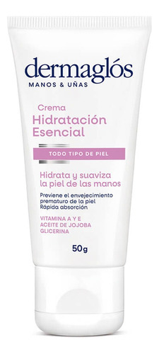  Dermaglos Crema Para Manos Hidratacion Esencial X50gr Fragancia Neutro