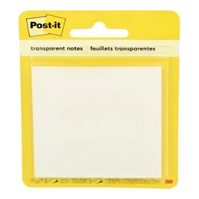 Notas Adhesivas Cuadradas 3M Post-it Transparentes 7.3cm 36 Hojas | Meses sin interés