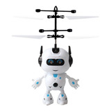 Mini Drone Robot Espacial Volador Con Luces Led Sensor Manua