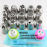 Bico Russo Esfera Tulipa 16 Peças + Adaptadores + Brindes