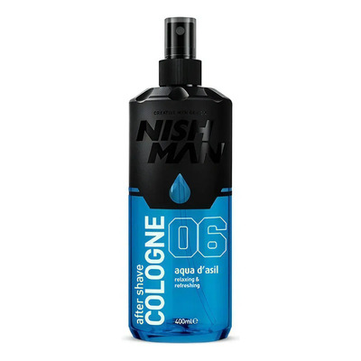 Nishman After Shave Colonia, Aroma Aqua D'asil N°06, 400 ml | Meses sin interés