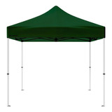 Gazebo Plegable Aluminio 3x3 Mts Verde Liviano Impermeable