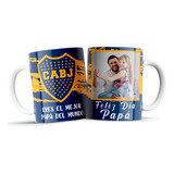 Taza Personalizada Día Del Padre Con Su Foto Fútbol V Clubes