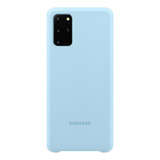 Funda Protectora De Silicona Azul Para Samsung Galaxy S20 Plus