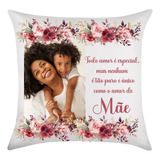 Almofada Personalizada Com Foto Presente Dia Das Mães 