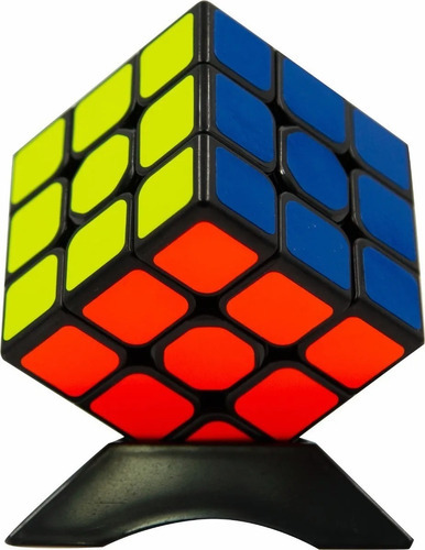 Cubo Rubik 3x3 Cobra Profesional Fibra De Carbono Speed Cube Color De La Estructura Multi Color