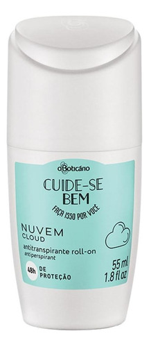 Desodorante Antitranspirante Roll-on Nuvem O Boticário 55ml