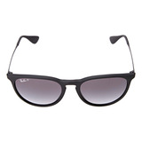 Óculos De Sol Ray Ban Feminio Erika Polarizado Colormix Preto Fosco Rb4171 622/t3-54