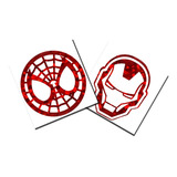 Vinil Sticker Decorativo Marvel Super Heroes Kit 2 Piezas