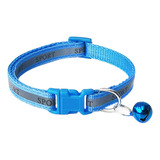 Collar De Nailon Reflectante Para Perro  Correa Ajustable Co