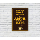 Placa Decorativa Mdf Cantinho Do Café 03