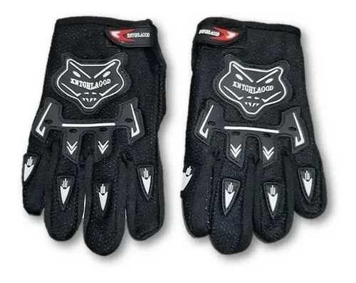 Guantes Cross Niño Enduro Moto Bici Cuatri Negro C