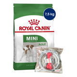 Royal Canin Mini Adult 7.5 kg + Comedero Y Hueso De Regalo!