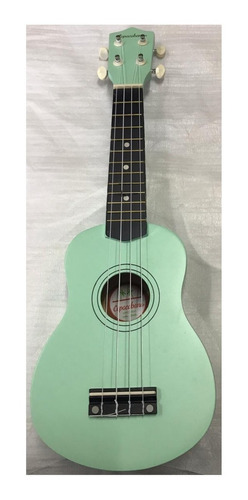 Ukulele Soprano Verde Funda Ukelele Copacabana Cpuk015 +