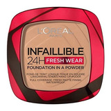 Base De Maquillaje L'oréal Paris Infaillible 24h Fresh Wear Polvo Compacto L´oréal Paris Infallible 24h Freshwear 9 G