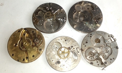 Maquinas De Relojes De Bolsillo P/repuestos O Reparar M67