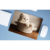 Mouse Pad Grande Personalizado Gato Persa, O Mais Popular
