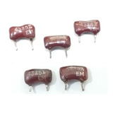 Kit 05 Capacitor Mica Prata 43pf 5% 300v