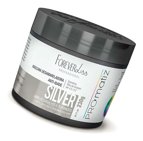 Forever Liss Máscara Pro Matiz Silver Platinado 230g