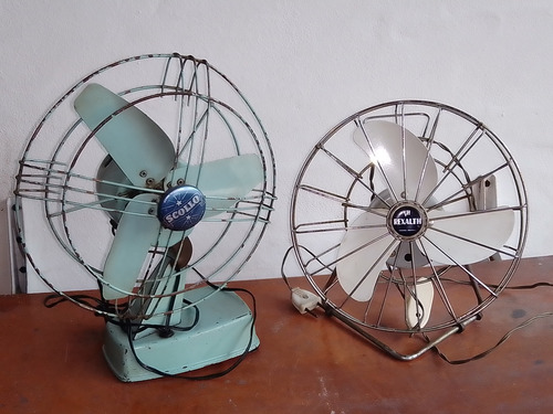 Antiguos Ventiladores De Mesa Scollo Decoración X Unidad 