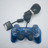 Control Joystick Playstation 2 (ps2) Original Ocean Blue