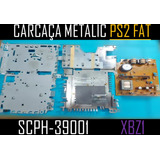 Peças Sucatas - Carcaça Metálic Ps2 Fat Scph-39001 - Xbz1