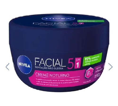 Creme Facial Noturno Nivea 100g