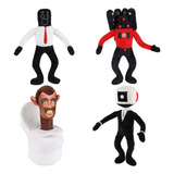 Skibidi Toilet Speakerman Boss Plushies Muñeca Figura 4 Piez