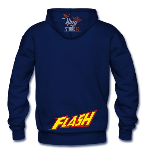 Poleron Cierre, Peliculas, Flash, Comic, Super Heroe, Xxxl / The King Store 10