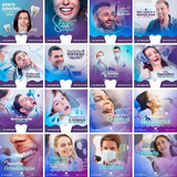 279 Artes Para Dentistas: Templates 100% Editáveis No Canva