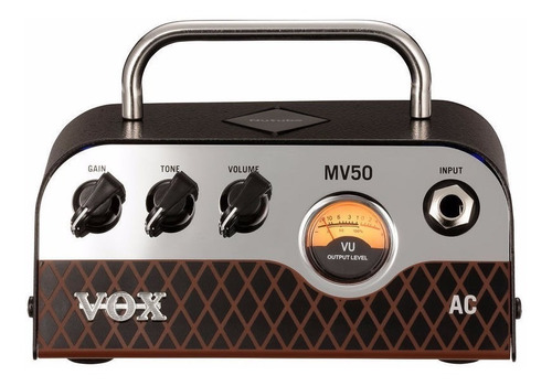 Vox Mv 50 Ac Cabezal Hibrido Tecnologia Nutube 50w Ac30