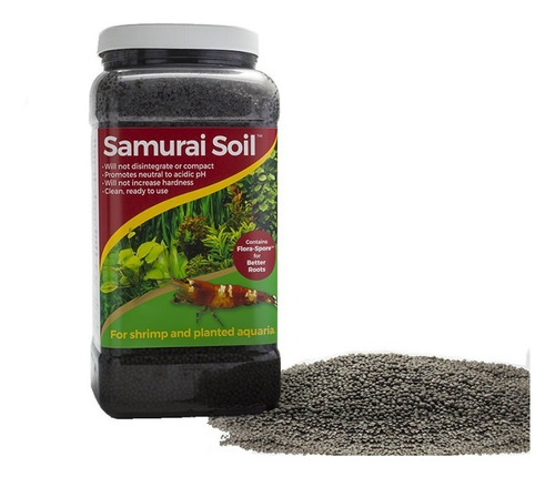 Caribsea Sustrato Samurai Soil 1.58k Gambas Acuario Plantado