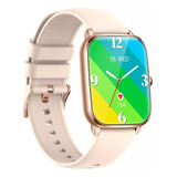 Reloj Inteligente Mujer Gold Smartwatch Llamadas Bluetooth