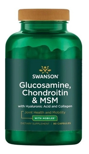 Swanson | Glucosamine, Chondroitin & Msm I 90 Capsulas I Usa