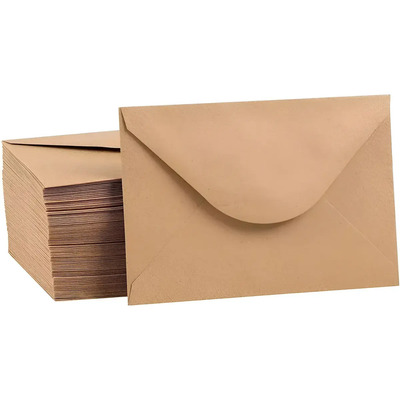 100 Sobres De Papel Kraft 130g 17.5x12.5cm Media Carta | MercadoLibre