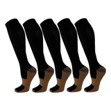 5 Pares De Calcetines De Compresión (20-30 Mmhg) /calcetines