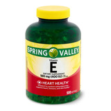 Vitamina E 180mg 400ui - 500un Spring Valley Imp Eua