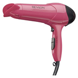 Secadora De Cabello Revlon 1875w Frizz Control 3 Velocidades Cool Shot Rosa 110v 