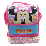 Lunchera Termica Infantil Lentejuelas Minnie Mouse Disney