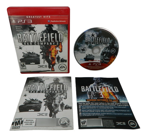 Battlefield Bad Company 2 Fisico Midia Ps3 - Loja Fisica Rj